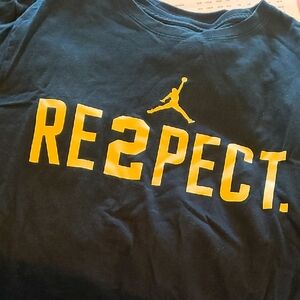 Jordan Black and Yellow RE2PECT T-Shirt